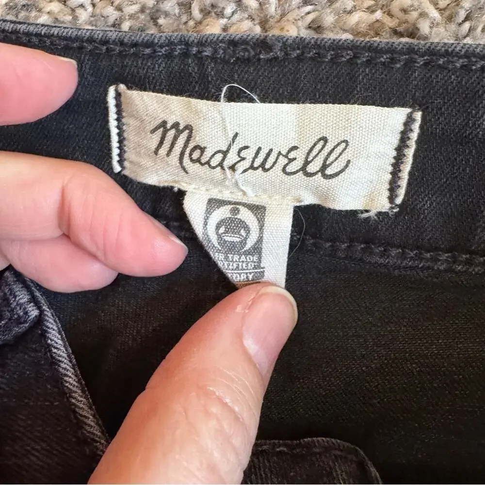 Madewell Black Curvy High Rise Skinny Jeans Womens 25 Fall Denim Casual